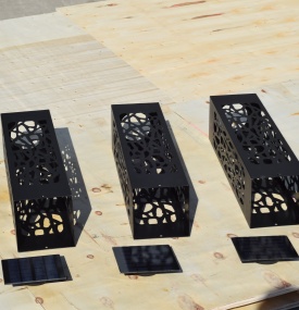 Corten Steel Outdoor Lighting